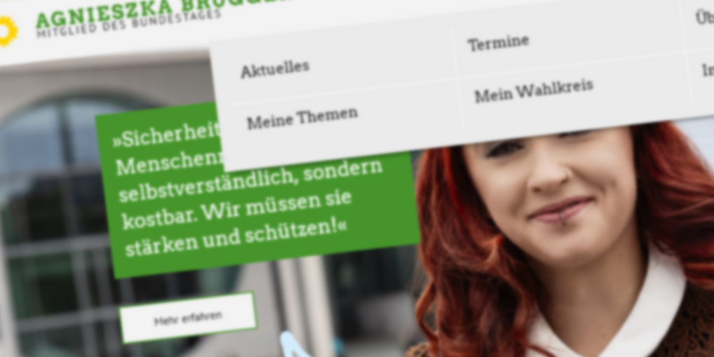Drupal-Entwicklung für ein Mitglied des Bundestages